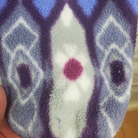 Patagonia Synchilla Womens Small Blue Pine Patch: Lupine Snap-T Hooded Jacket - Picture 13 of 13